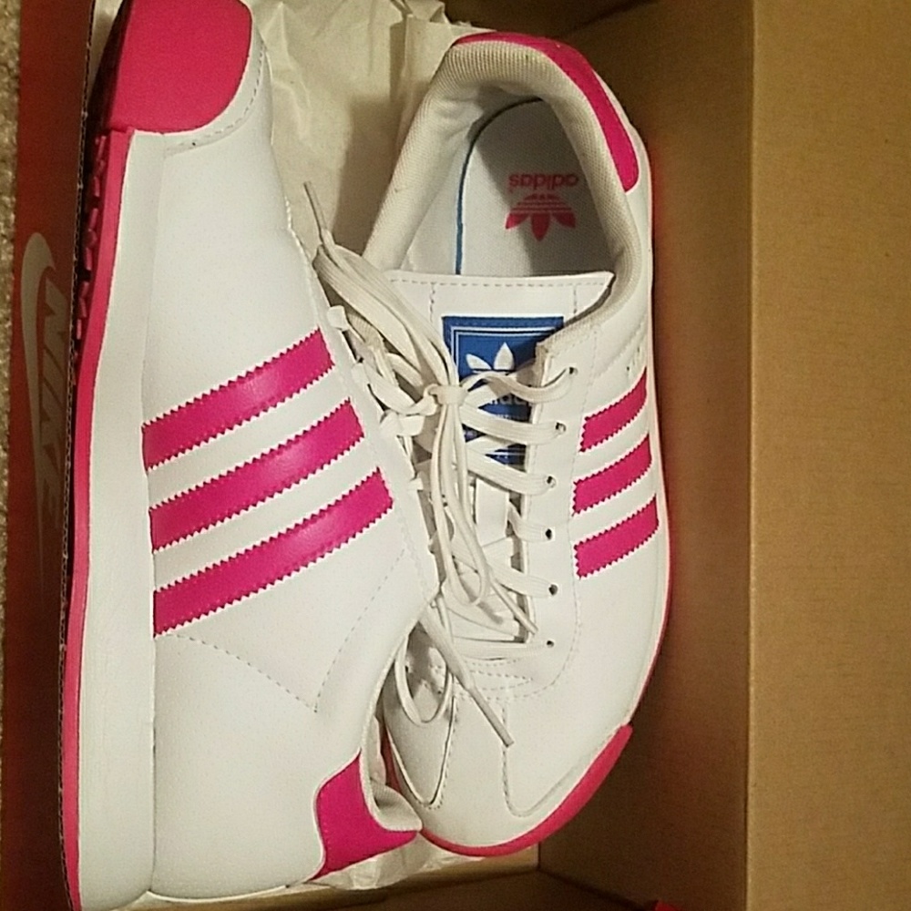 Pink/White Adidas